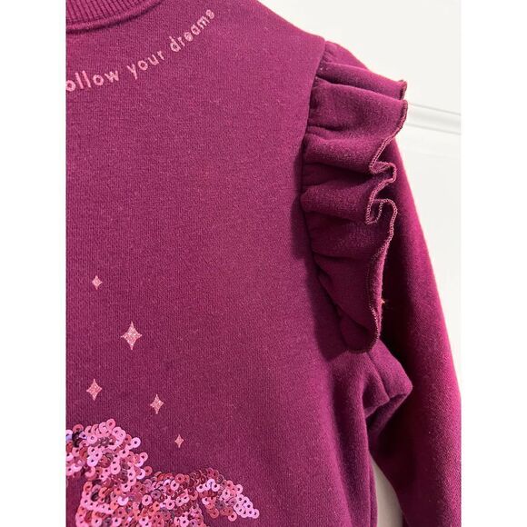 ‎Jumping Beans Ruffle Sleeve Sweatshirt - Picture 9 of 10